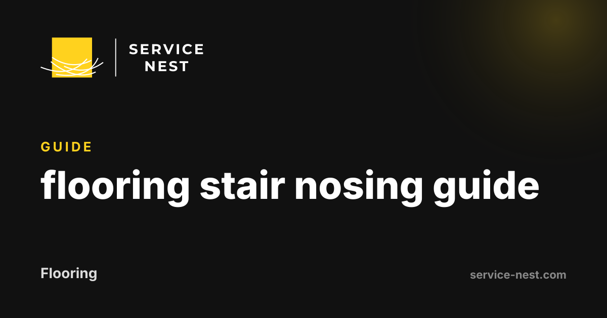 flooring stair nosing guide