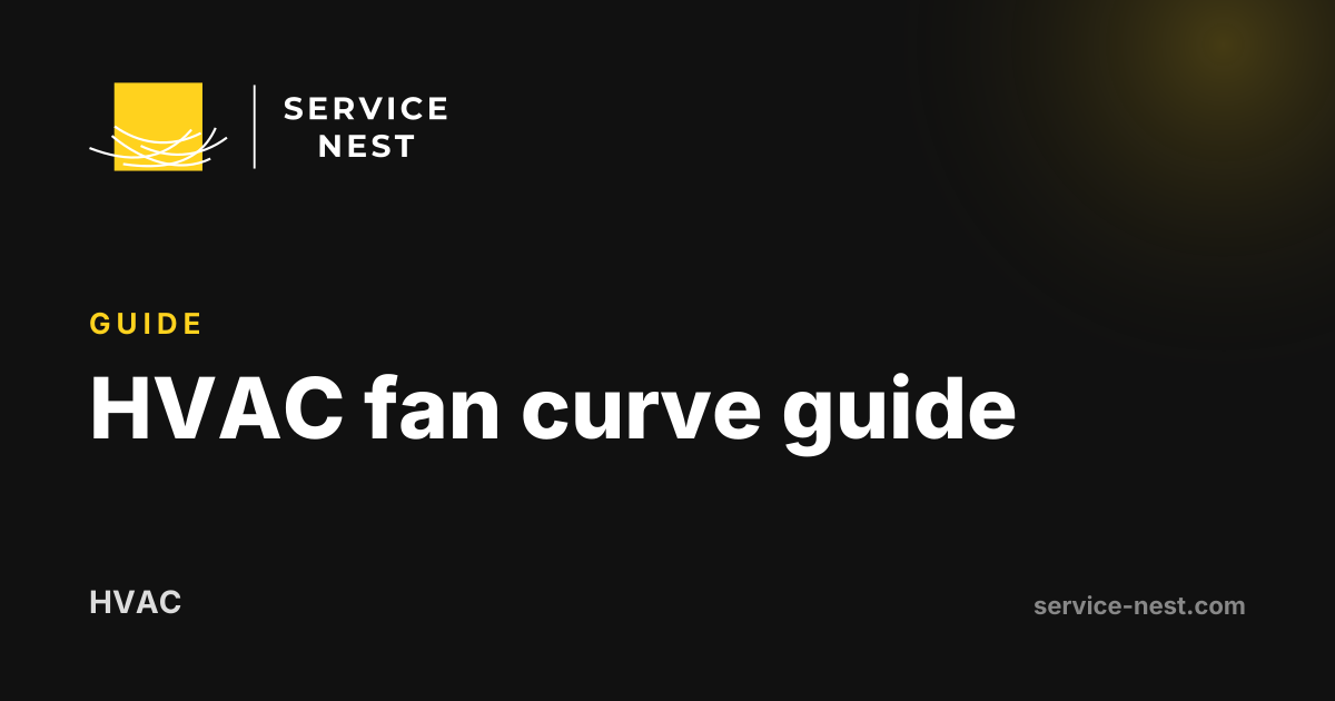 HVAC fan curve guide
